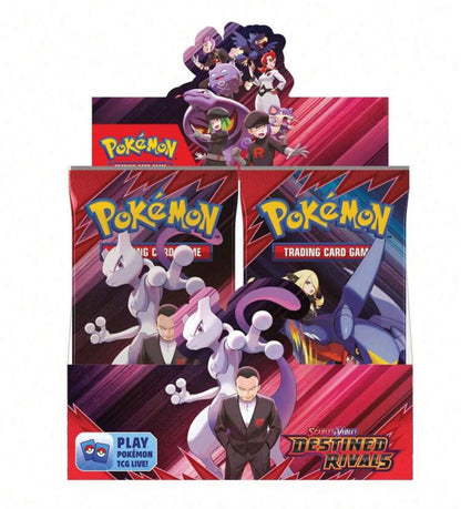 Pokémon TCG: Scarlet & Violet—Destined Rivals Booster Trading Cards Multicolor Random 36 Packs