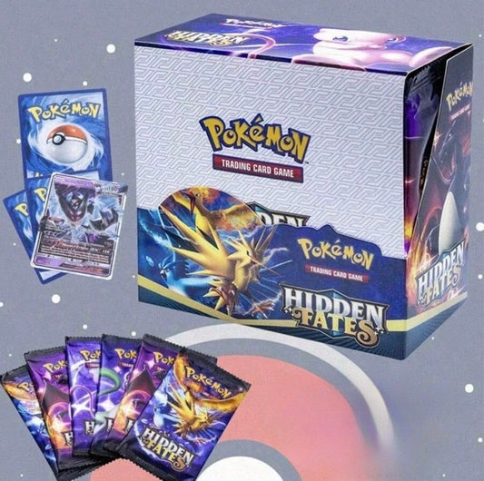 Pokémon Trading Card Game: Hidden Fates Booster Box Multicolor Hidden Fates - One Box