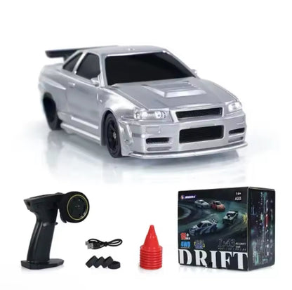 Jiabaile With Gyroscope 1:43 Mini Four-Wheel Drive Drift Remote Control Car