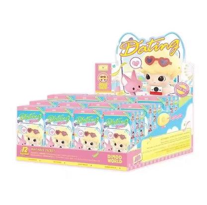 Dimoo Date Blind Box Series Collection Figurine Multicolor 12 Blind Boxes