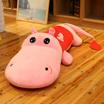 Plush Huge Cute Hippo Stuffed Pillow Toy - 60-150cm
