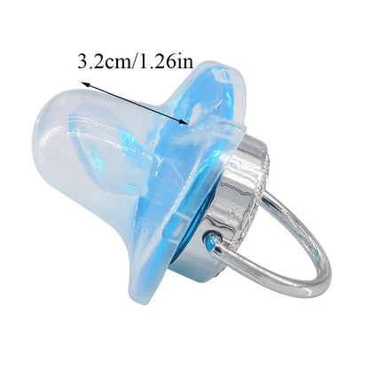 Luxury Rhinestone Baby Pacifier Crown Dummy