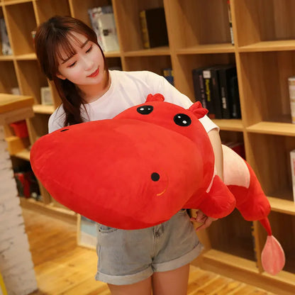 Plush Huge Cute Hippo Stuffed Pillow Toy - 60-150cm