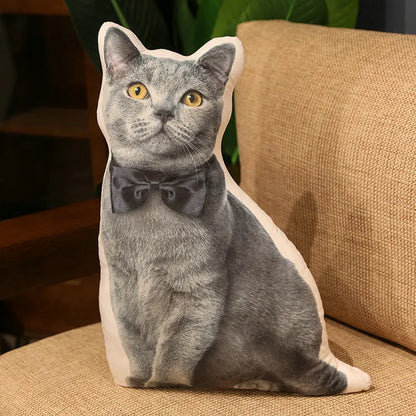 Plush Decorative Pillow British Shorthair Cat Stuffed Toy - 50CM