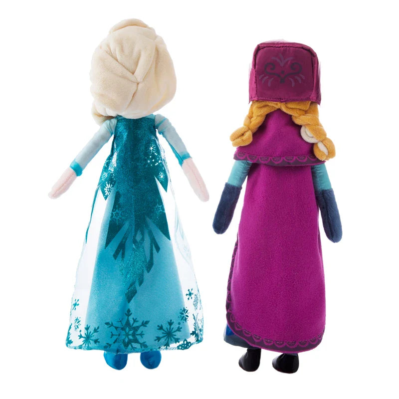 Frozen Princess Anna & Elsa Plush Dolls â€“ 40cm Soft Stuffed Toys | Disney-Inspired Character Plushies