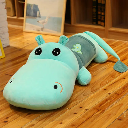 Plush Huge Cute Hippo Stuffed Pillow Toy - 60-150cm