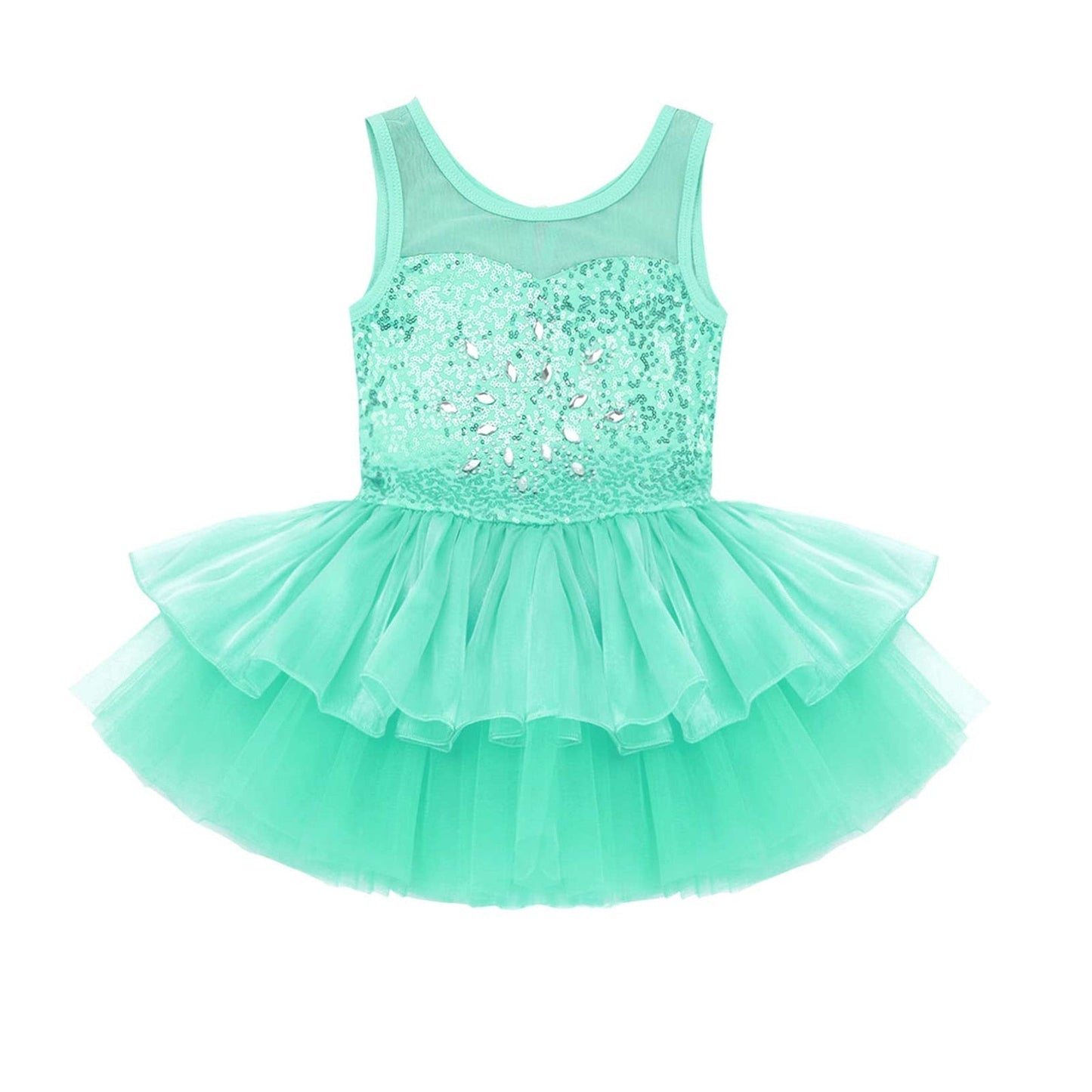 Girls Sequin Ballet Tutu Dress (Age 3-14YRS)