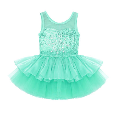 Girls Sequin Ballet Tutu Dress (Age 3-14YRS)