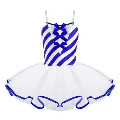 Girls Ballerina Fairy Prom Leotard Dress (Age 4-14 YRS)