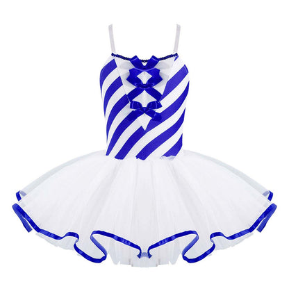 Girls Ballerina Fairy Prom Leotard Dress (Age 4-14 YRS)