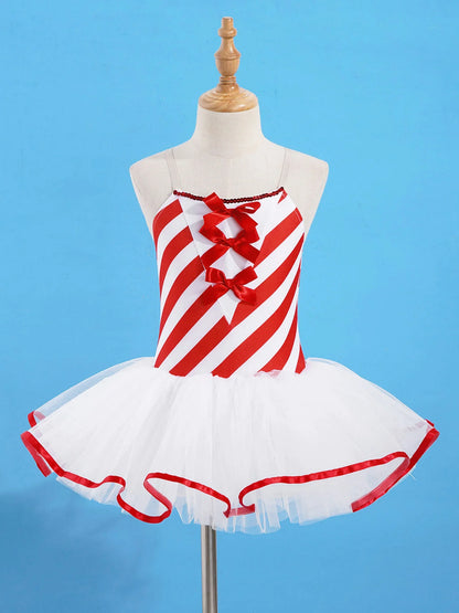 Girls Ballerina Fairy Prom Leotard Dress (Age 4-14 YRS)