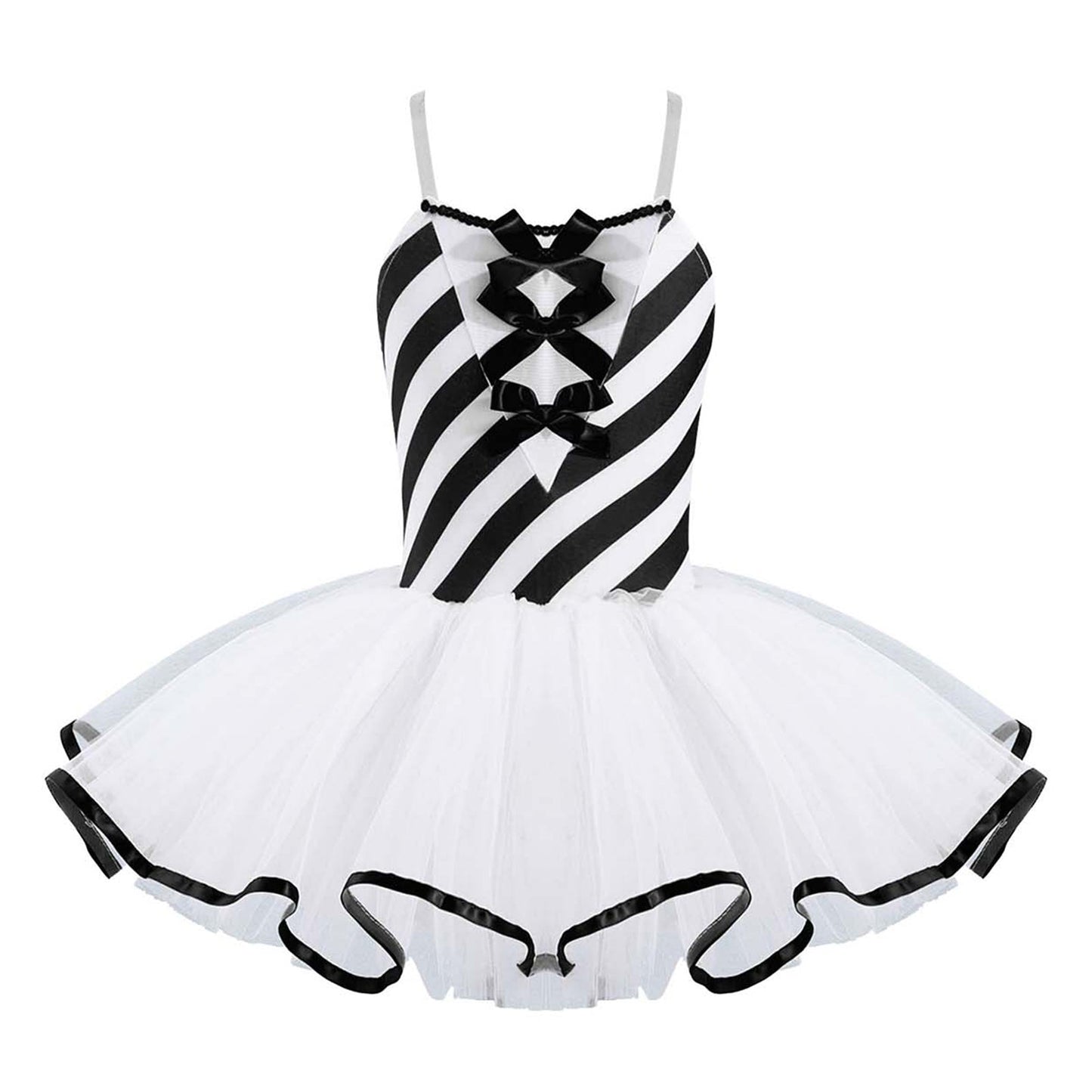 Girls Ballerina Fairy Prom Leotard Dress (Age 4-14 YRS)
