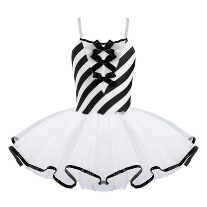 Girls Ballerina Fairy Prom Leotard Dress (Age 4-14 YRS)