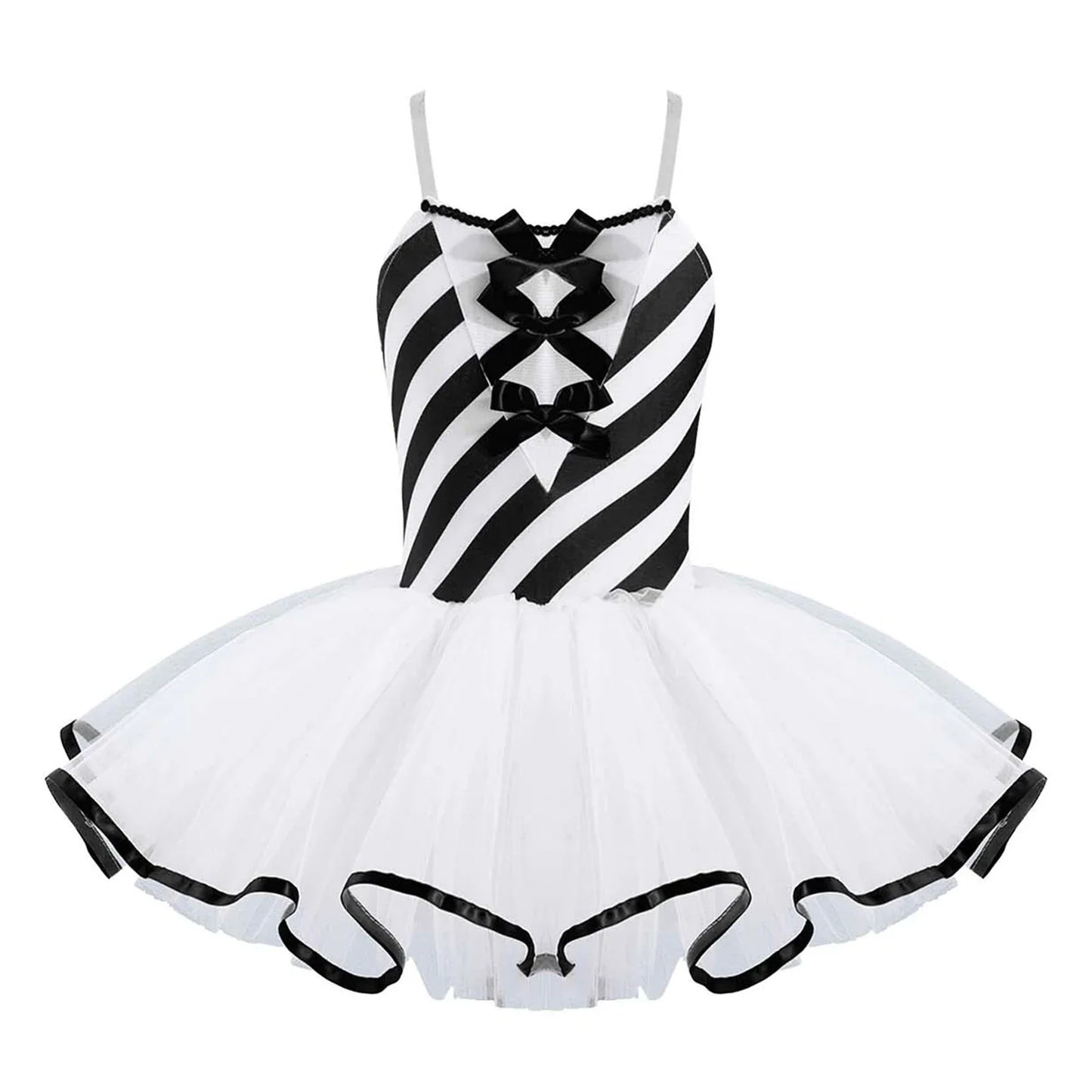 Girls Ballerina Fairy Prom Leotard Dress (Age 4-14 YRS)