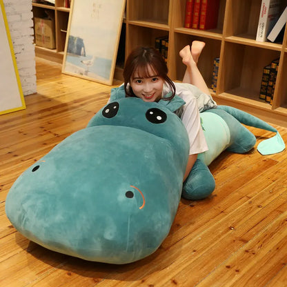 Plush Huge Cute Hippo Stuffed Pillow Toy - 60-150cm