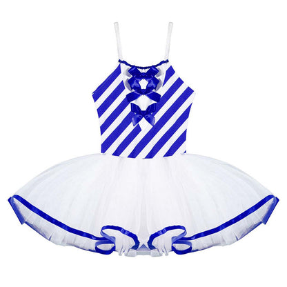 Girls Ballerina Fairy Prom Leotard Dress (Age 4-14 YRS)