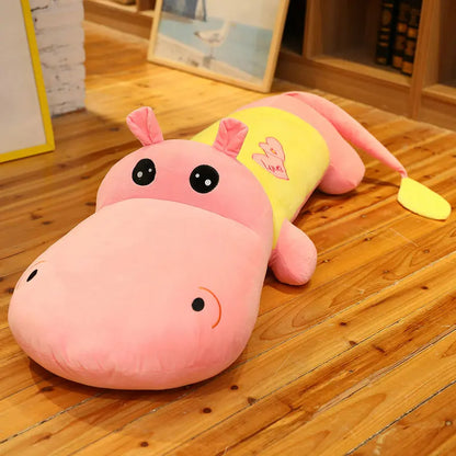 Plush Huge Cute Hippo Stuffed Pillow Toy - 60-150cm