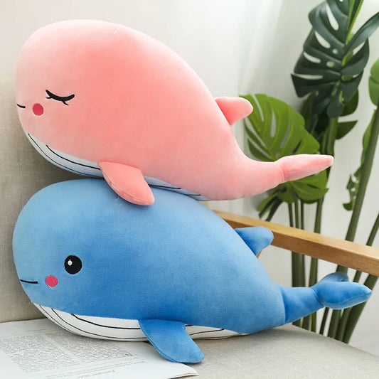 Plush Whale Stuffed Toy - 35cm