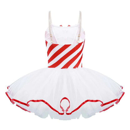 Girls Ballerina Fairy Prom Leotard Dress (Age 4-14 YRS)