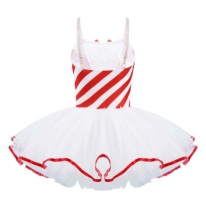 Girls Ballerina Fairy Prom Leotard Dress (Age 4-14 YRS)