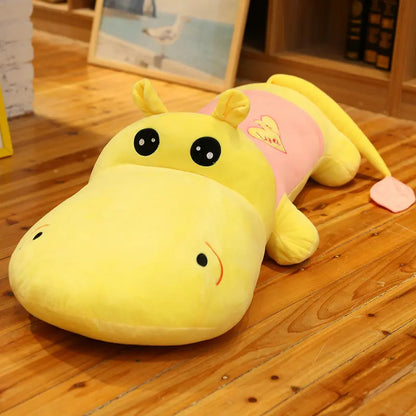 Plush Huge Cute Hippo Stuffed Pillow Toy - 60-150cm