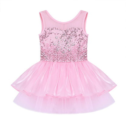 Girls Sequin Ballet Tutu Dress (Age 3-14YRS)