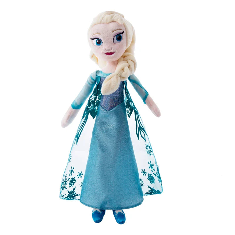 Frozen Princess Anna & Elsa Plush Dolls â€“ 40cm Soft Stuffed Toys | Disney-Inspired Character Plushies Multicolor 40cm Elsa