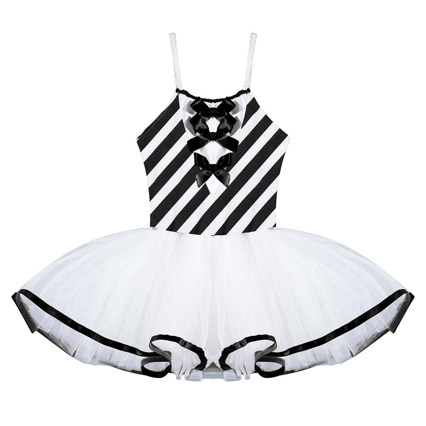 Girls Ballerina Fairy Prom Leotard Dress (Age 4-14 YRS)