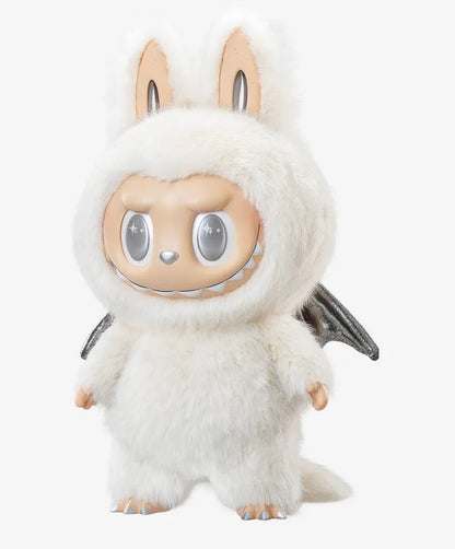 The Monsters Large Labubu Zimomo Angel in Clouds Vinyl Face Doll â€“ 58cm Designer Collectible White