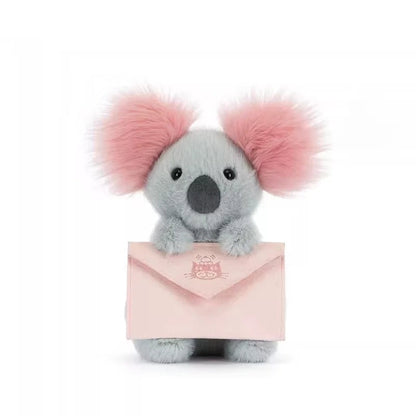 Jellycat‑Style Bunny & Crimson Dragon Rose Bouquet Plush Toy Koala