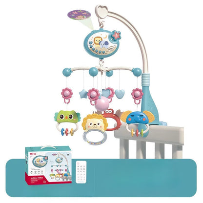 Musical Baby Crib Mobile with Lights Music Projection for Infants Remote Control Toy