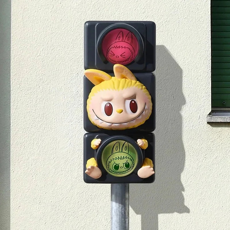 POP MART THE MONSTERS Almost Hidden Series Blind Box Toys Kawaii Anime Action Figure Caixa Caja Surprise Mystery Box Dolls Girls Traffic Light