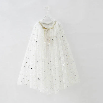 Girls Princess Sequin Dress Up Cape (24M-12 YRS) EL0309
