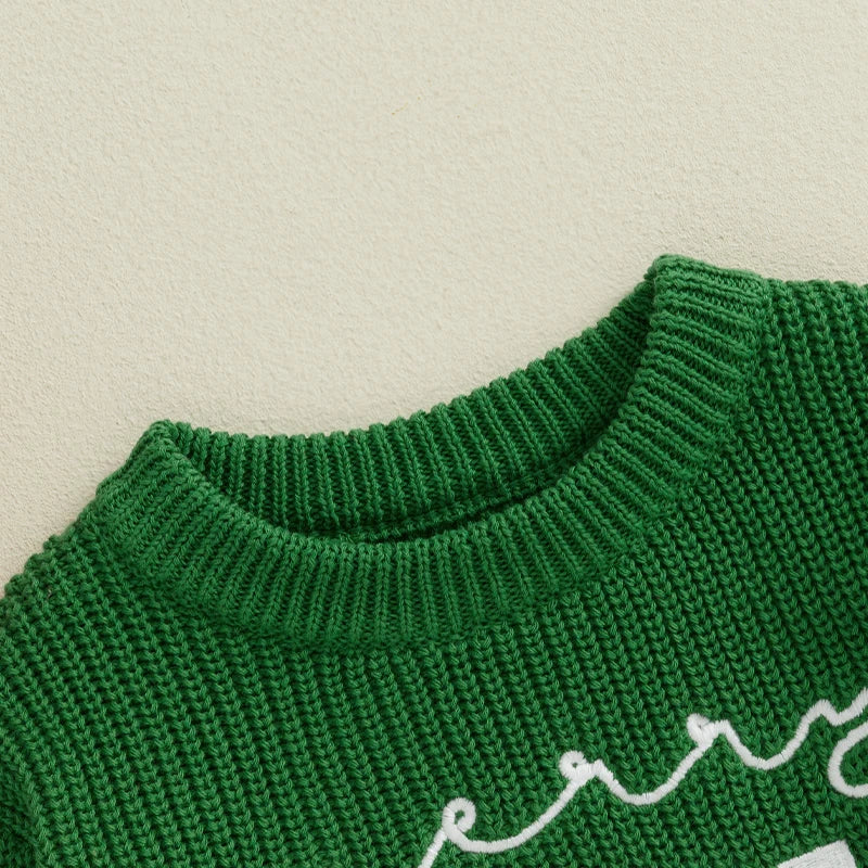 Baby/Toddler Christmas “Mini” Ribbed Jumper (Age Newborn-4YRS)