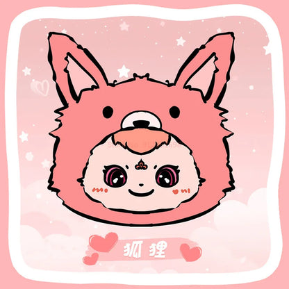 Huoling Family Never End Serie Cute Blind Box Vinyl Doll Mystery Bag Kawai Tide Play Desktop Decoration Collect Pendant Toy Gift