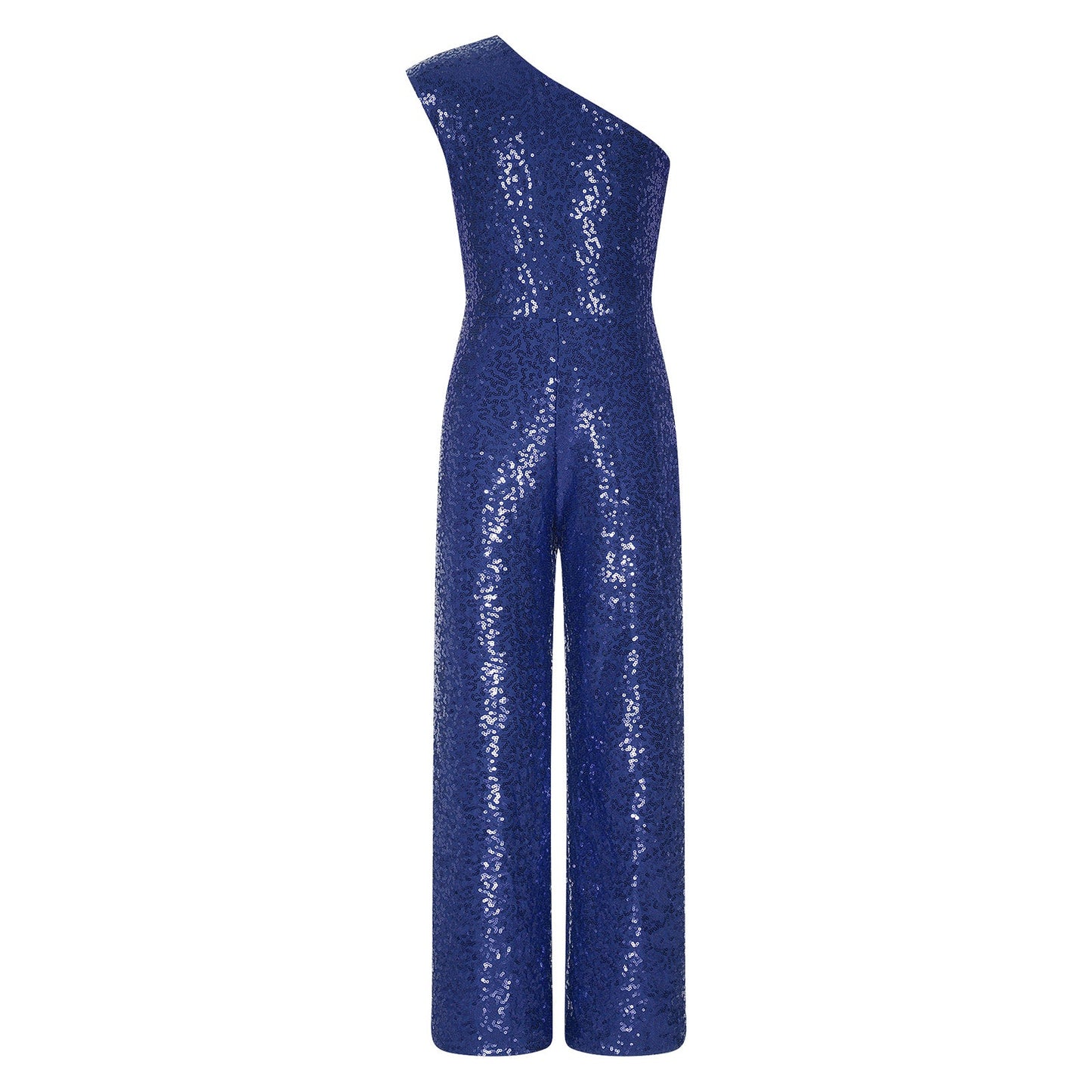 Girls Sequin One Shoulder Jumpsuit (Age 6-16YRS)