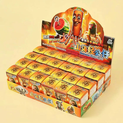 24-Piece Capybara, Stitch & Sanrio Set | Mini Keychain Collectibles | Blind Box Multicolor G