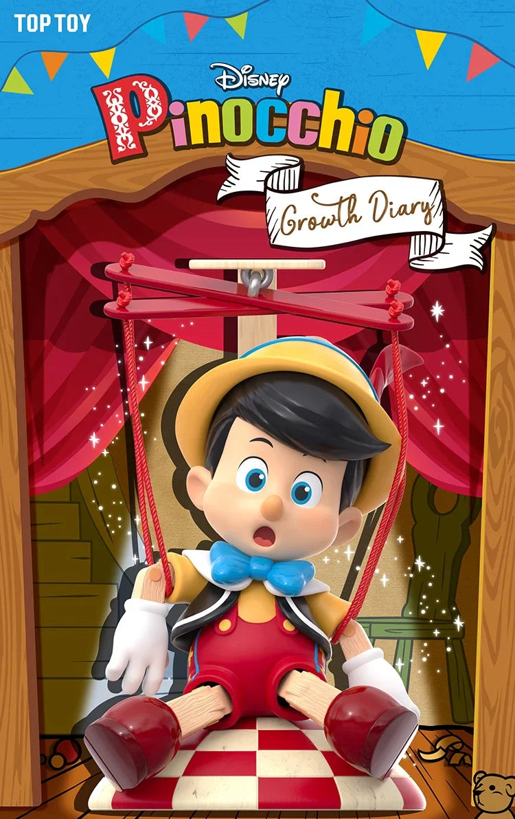 Disney Pinocchio – Growth Diary Series Collectible Figure | Cute Desktop Decoration • Trendy Blind‑Box
