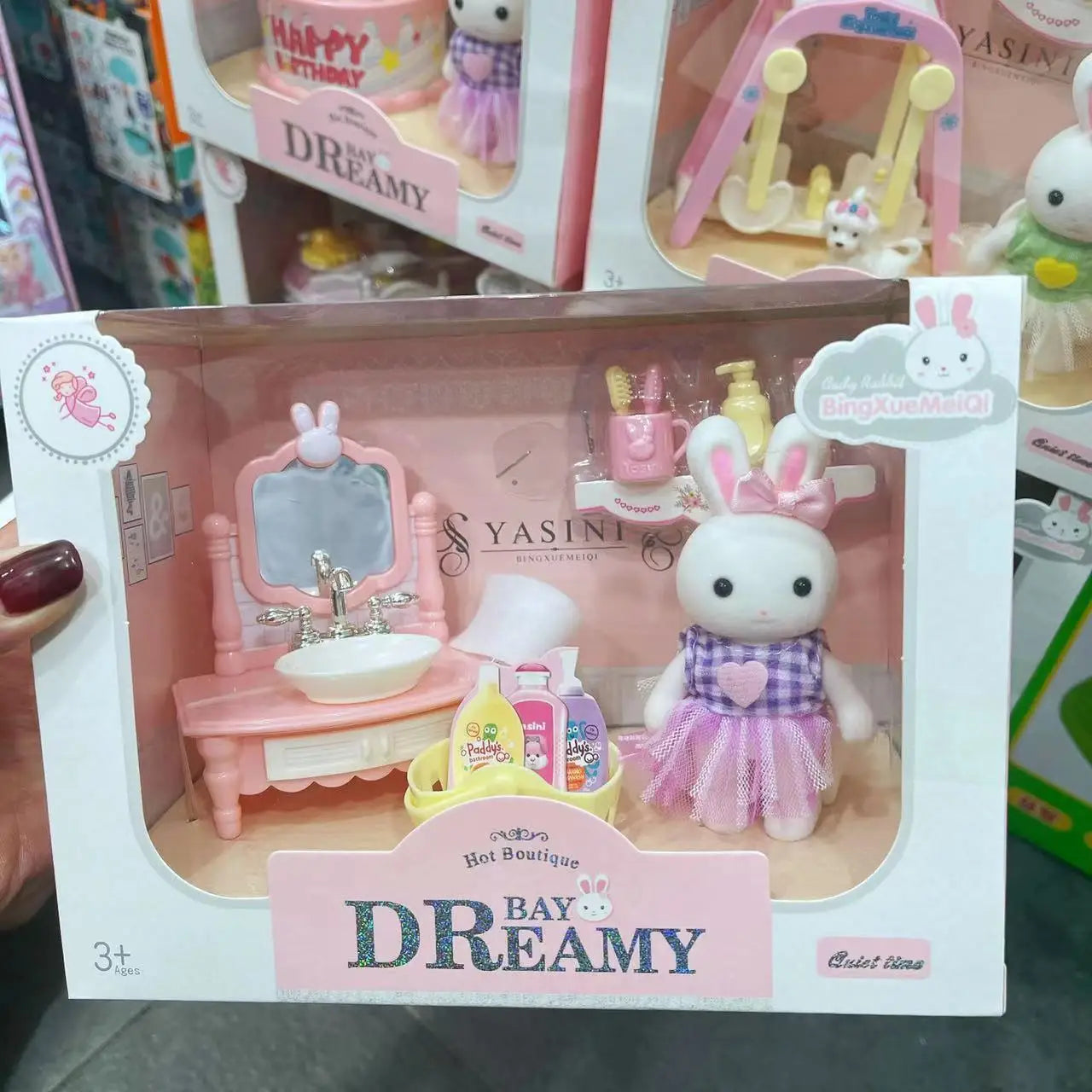 Little Rabbit Dresser Scene Playset – Simulation Modelling Toy