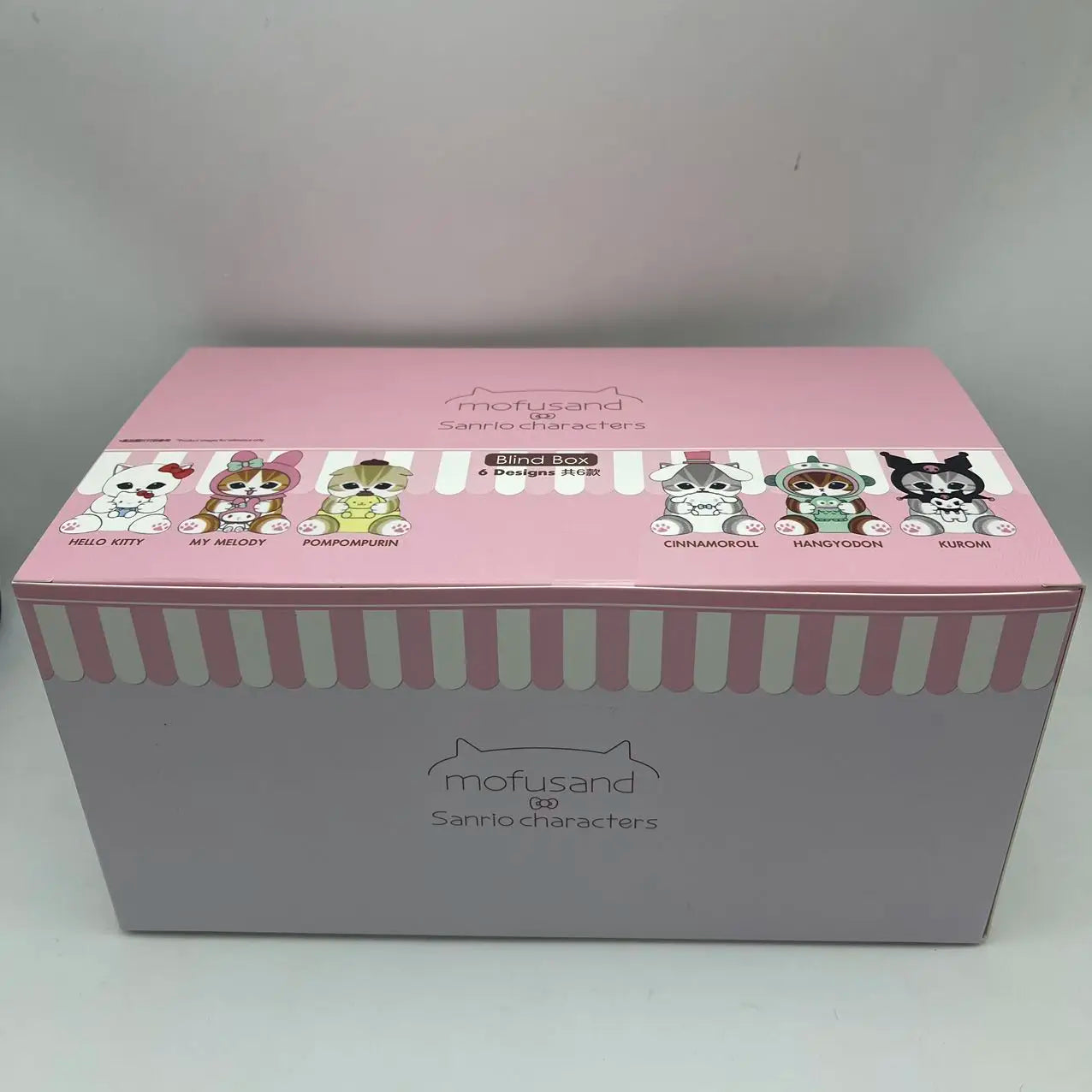 Mofusand x Sanrio Characters Vinyl Dolls – Finished Model Figures | Hello Kitty, Kuromi, My Melody & More Multi Whole Box 6 pcs