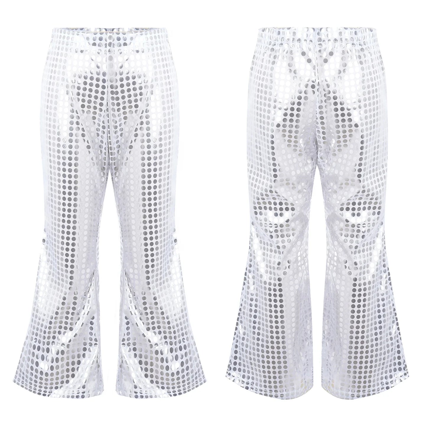 Kids Sequin Flared Trousers (Age 24M-16YRS)