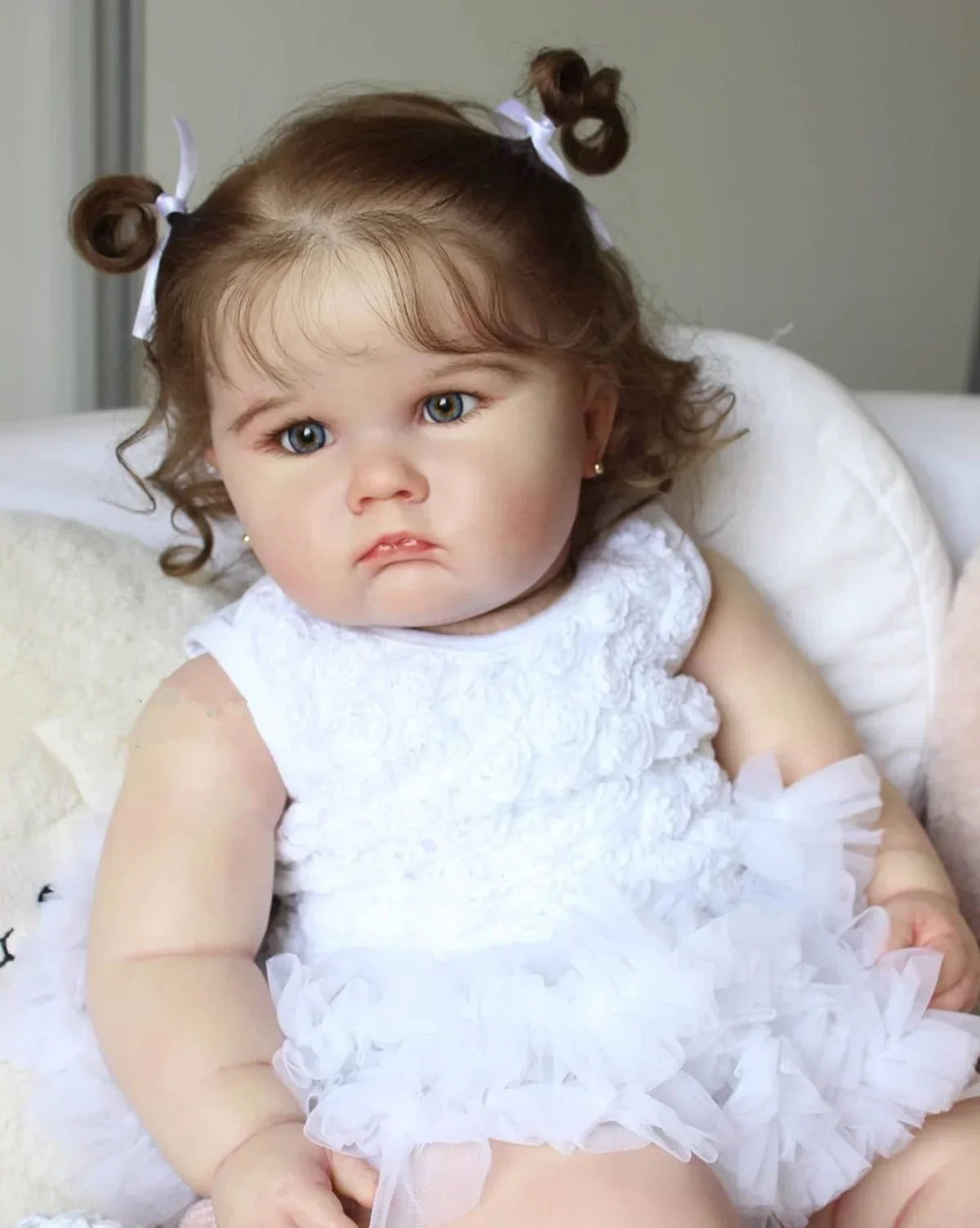 Reborn Baby Girl Realistic Silicone Doll - 60cm