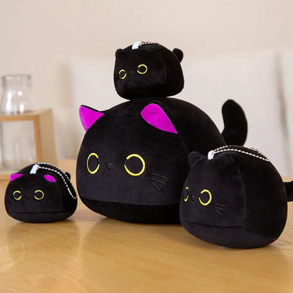 Plush Black Cat Stuffed Toy 9-70cm