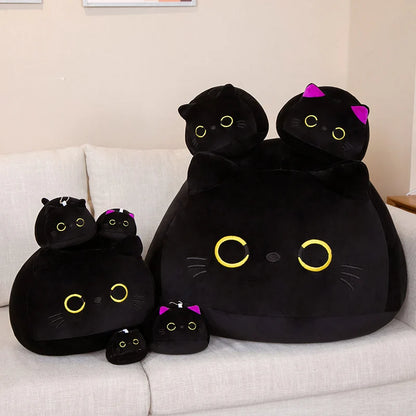 Plush Black Cat Stuffed Toy 9-70cm