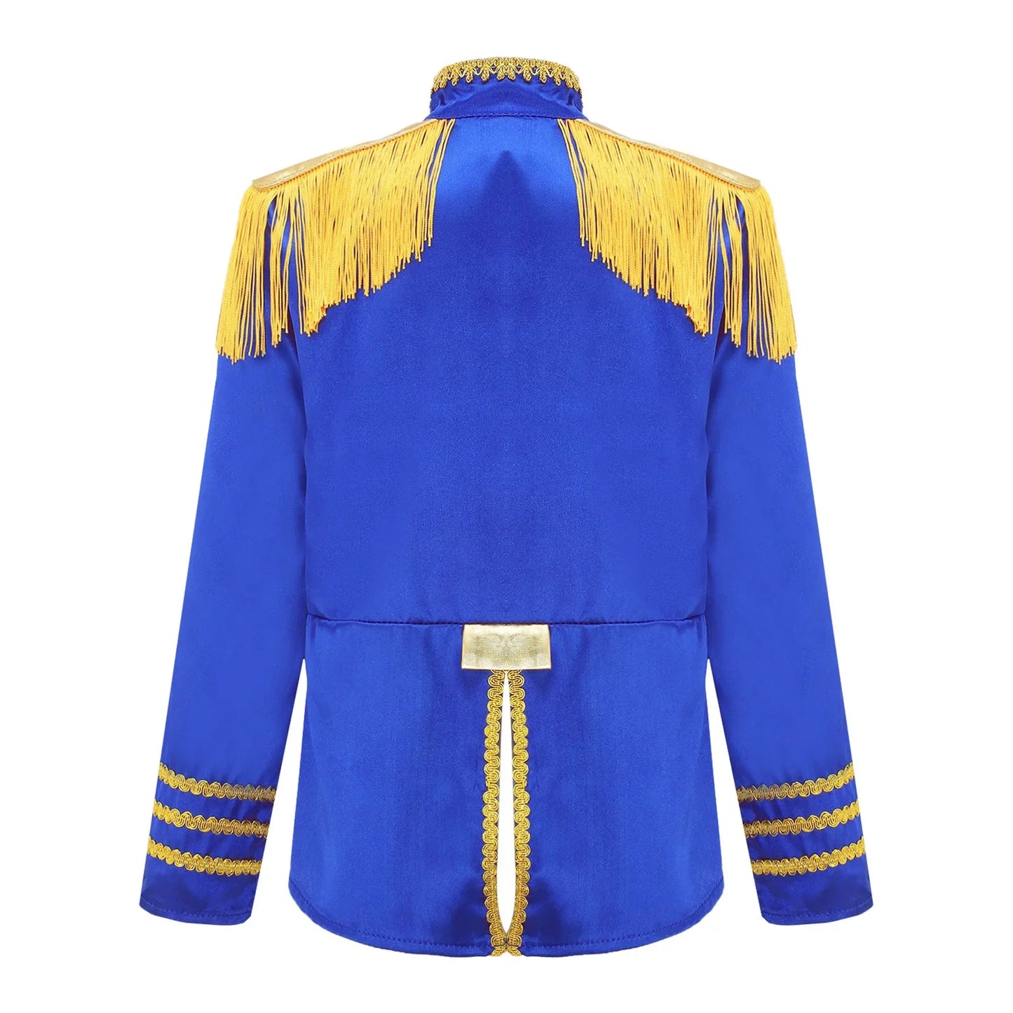 Girls 60s Retro Band Musician Costume Tassel Jacket (Age 6-16 YRS)