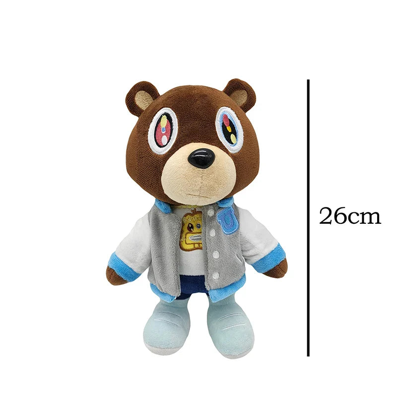 Plush Kanye West Dropout Teddy Bear Stuffed Toy - 26cm