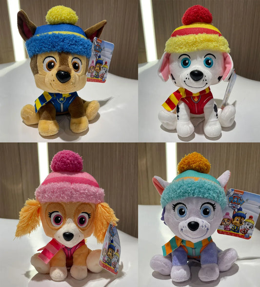 Paw Patrol Holiday Style Plush – Skye, Chase & Everest | Official Licensed Toy • 15–21cm