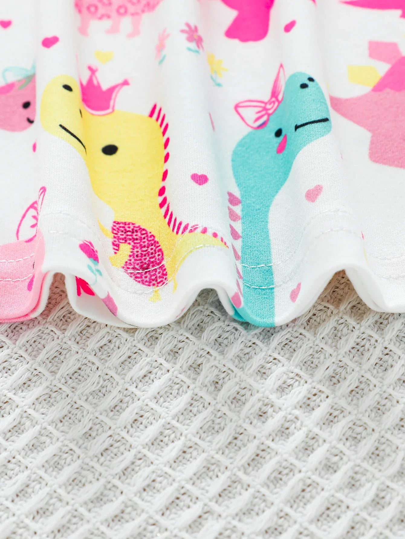 Girls Dinosaur Print Summer Dress (Age 3-7 YRS)