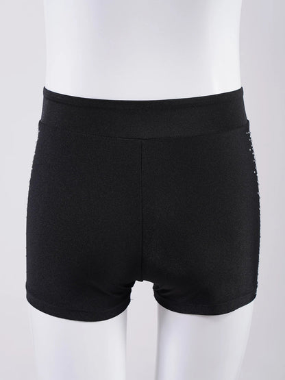 Girls Rhinestones Dance Shorts (Age 4-16 YRS)