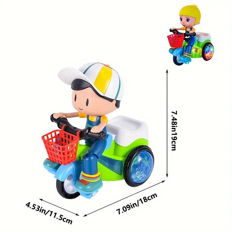 Robot Spinning Tricycle Light Up Toy
